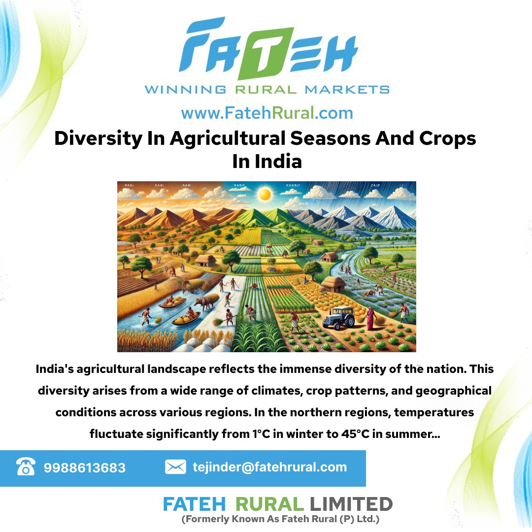 Agricultural Diversity and Crop Patterns in India