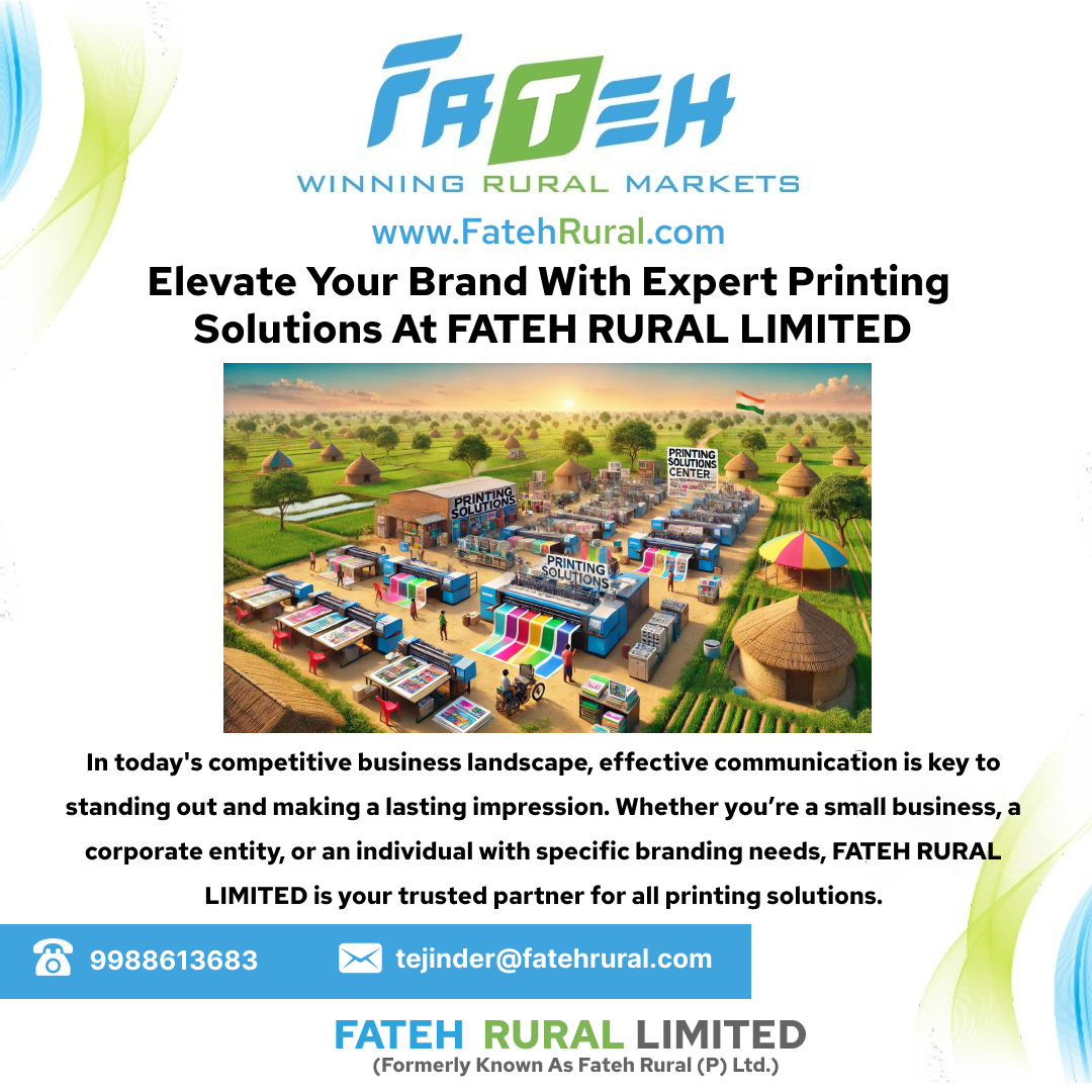 Expert Printing Solutions by Fateh Rural Limited