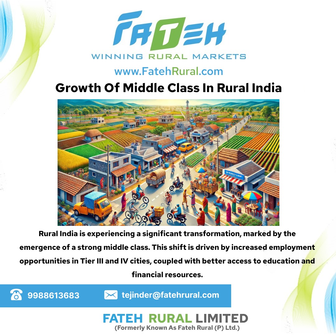 Growth of Middle Class in Rural India by Fateh Rural Limited