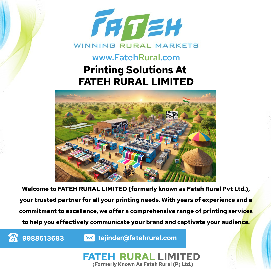 Printing Solutions by Fateh Rural Limited