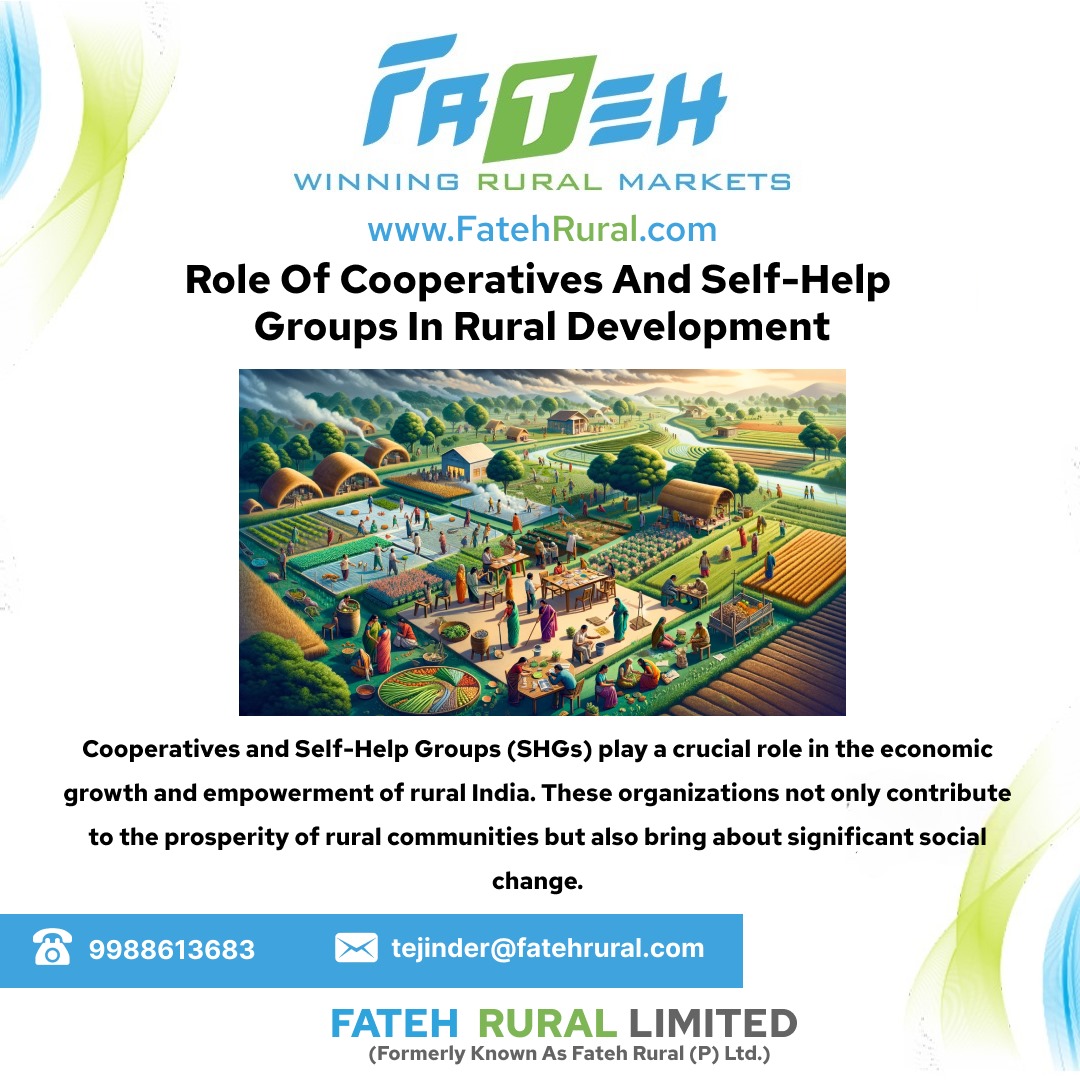 Role of Cooperatives and SHGs in Rural Development