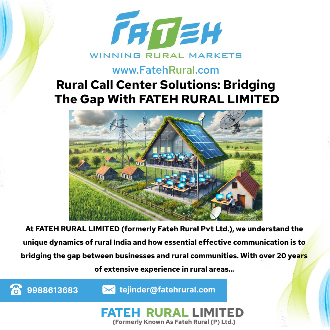 Rural Call Center Services by Fateh Rural Limited