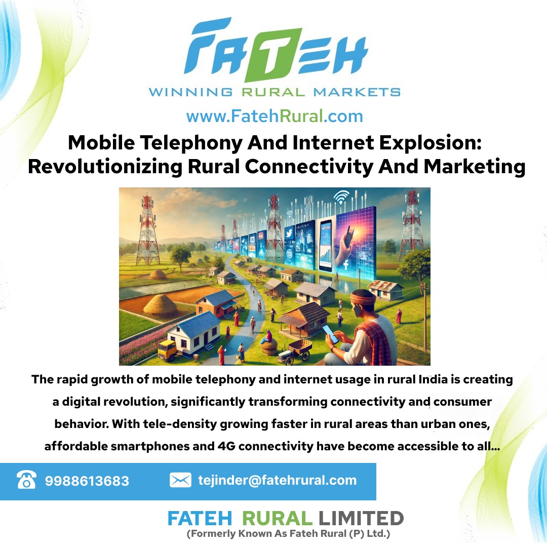 Mobile Telephony and Internet Explosion in Rural India