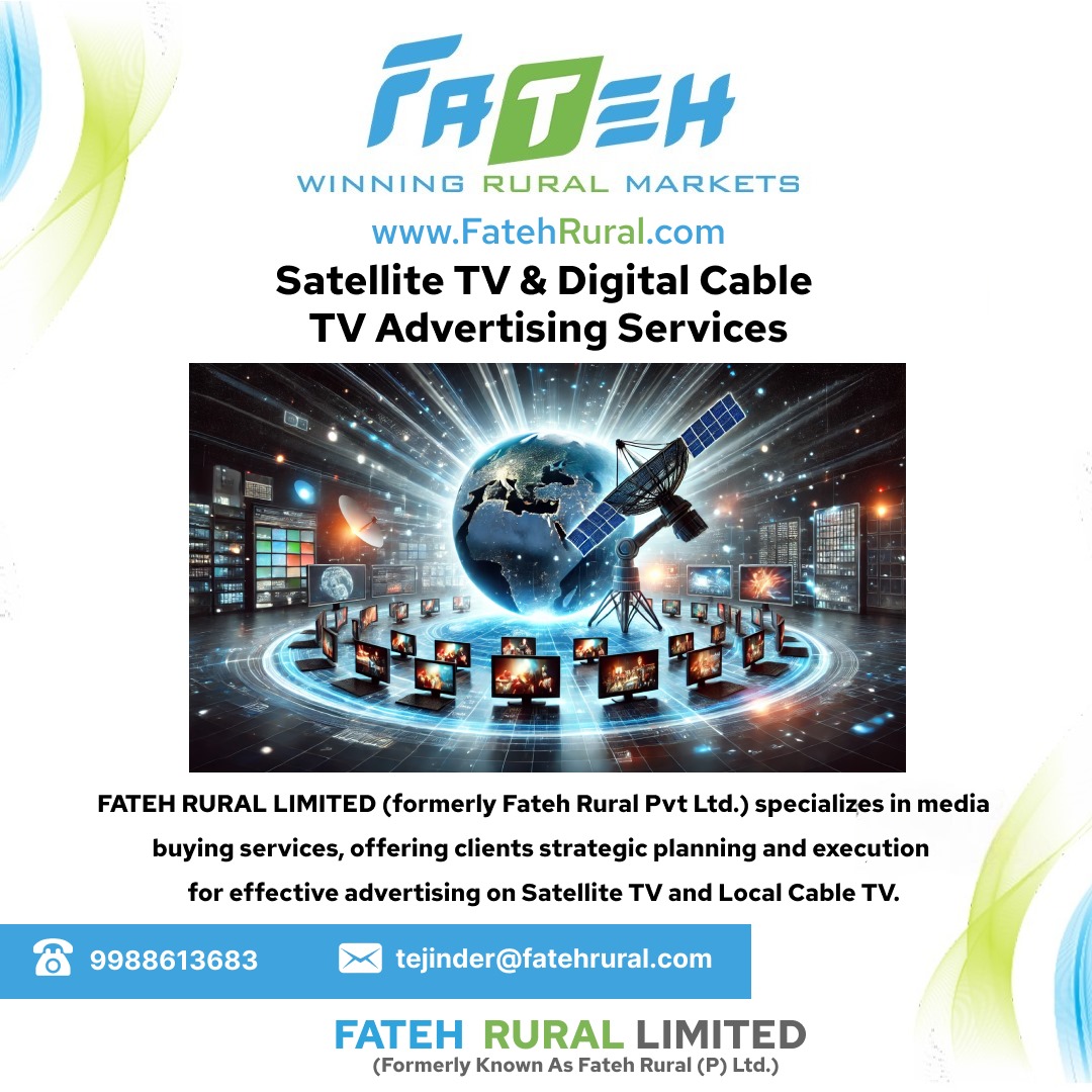 Satellite TV & Digital Cable TV Advertising Services - Fateh Rural Limited