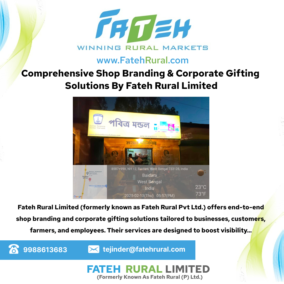Shop Branding and Corporate Gifting by Fateh Rural