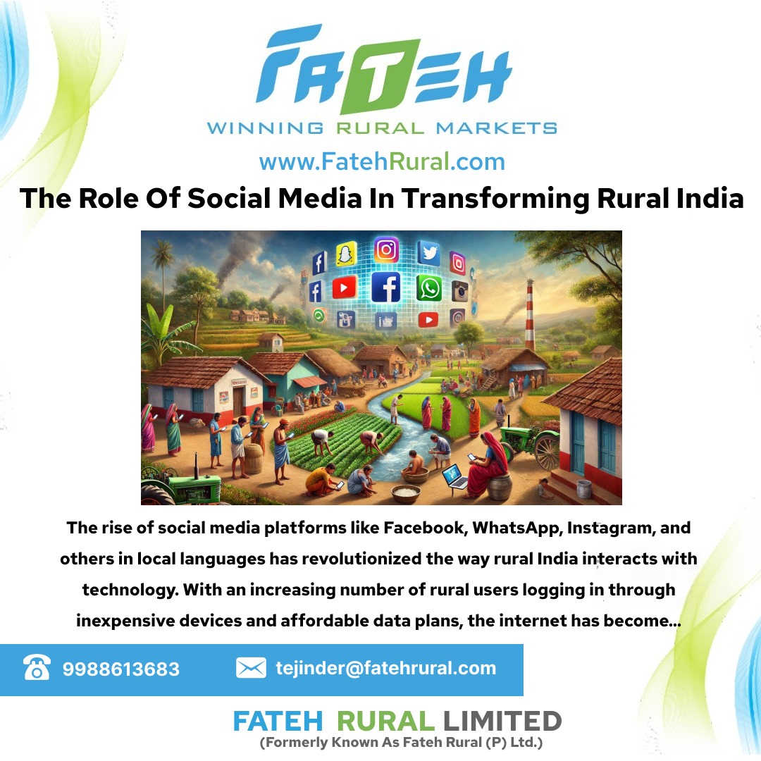 The Role of Social Media in Transforming Rural India - Fateh Rural Limited