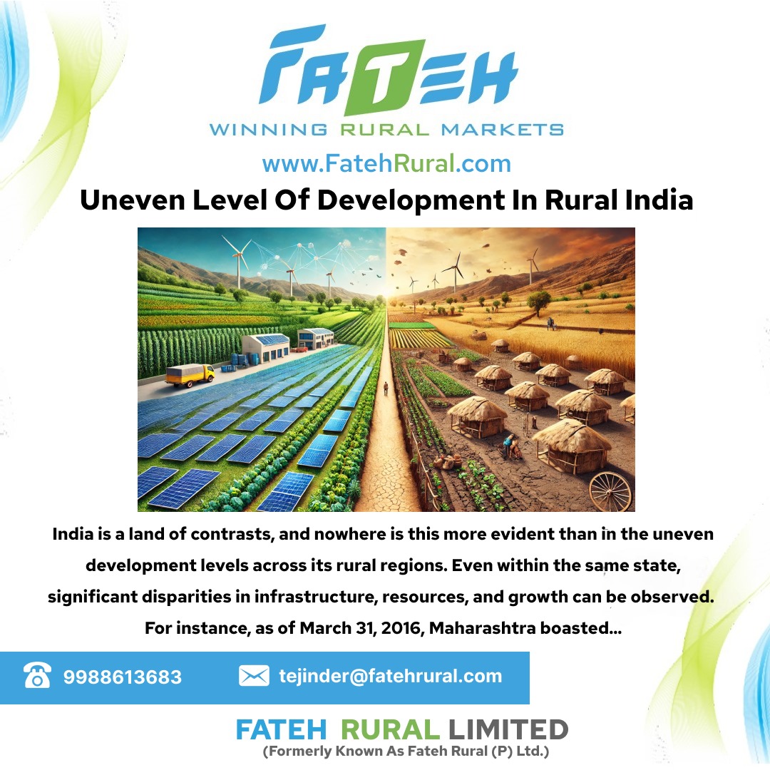 Uneven Level of Development in Rural India - Infrastructure and Electricity Disparity