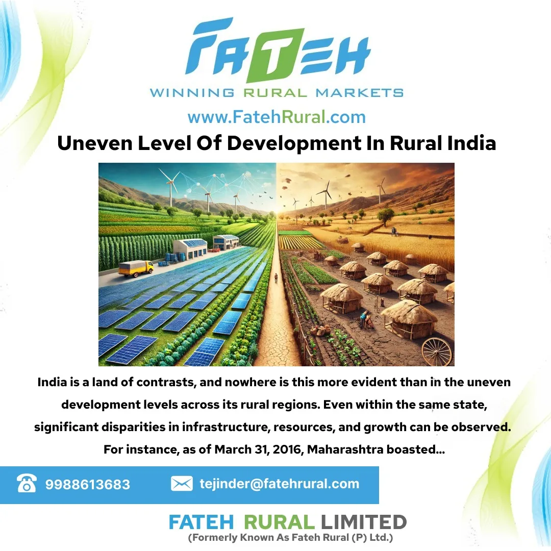 Uneven Level of Development in Rural India - Infrastructure and Electricity Disparity